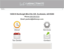 Tablet Screenshot of lattimerpc.com